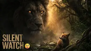 NO WAY OUT… | Giant Lion vs Fox #lion #animalattack #youtubeshorts 