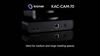 Kramer KAC-CAM-70 explicado: PTZ dual-lente con IA para videoconferencias 4K