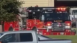(Q + Airhorn) McKinney Fire Department Engine 2 and Melissa Fire Dept Medic 1 Responding 9/30/25