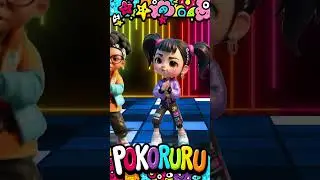 PokoRuru Pulse 🔥 Futuristic Dance Beats in| Global Trend #shorts #kidssongs  #familyfun