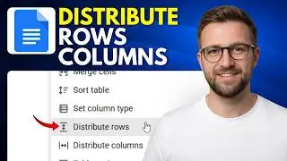 How to distribute rows and columns in tables in Google Docs (Step By Step 2026)