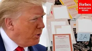 JUST IN: Trump Issues Legal Response To DOJ After Photo Of Top Secret Documents Released