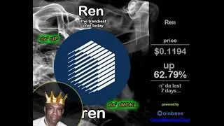 #Coinbase best in 7 days. @renprotocol up 62.79%.