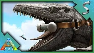 BECOMING THE KING OF THE OCEAN! JURASSIC MOSASAURUS TAMING! - Ark: Jurassic Park [E49]