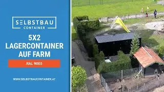 5x2 Meter Lagercontainer auf der Alpakafarm im Einsatz! 🦙 | Selbstbaucontainer &Ouml;sterreich