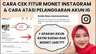 MONETISASI INSTAGRAM PRO | CARA CEK FITUR MONET IG & ATASI PELANGGARAN AKUN INSTAGRAM