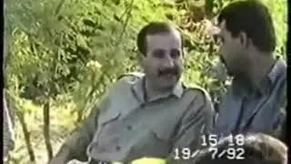 ساڵی ١٩٩٢ لە مقەر لە کەڵ هاوڕێکانی شەهید جلالی حەمە محە