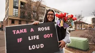 Giving Away Roses to Remind Strangers They Matter...