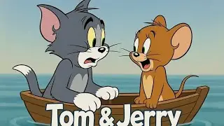 Cat and Mouse in the Same Boat | Tom &Jerry Style| Cartoon Friendship Story for kid's 