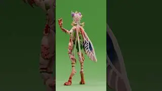 Инсектоид  #3d #digitalart #art #insect #mantis