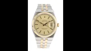 Rolex Datejust Oysterquartz Pre Owned Watch Ref 17013