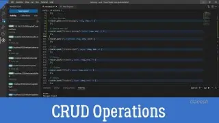 CRUD Operation in React JS | Express JS | MongoDB | React JS | Ganesh