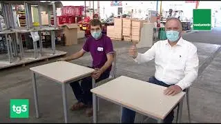 Banchi scuola, decreto Arcuri, banchi scuola da oggi in produzione