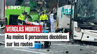 Neige-verglas : 6 morts dans des accidents de la route