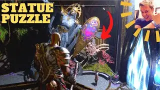 God of War Ragnarok: Statue Twilight Stone puzzle (Light door Temple of Light Groa's Secret Alfheim)