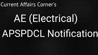 APSPDCL AE (Electrical )Notification
