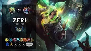 Zeri Top vs Heimerdinger - EUW Challenger Patch 12.11