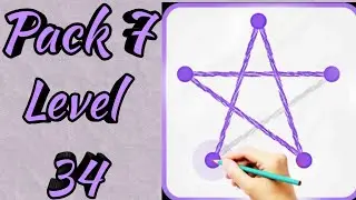 One Draw Puzzle-Drawing Games Pack 7 Level 34 Android Gameplay
