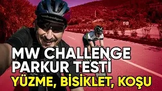 Mw Challenge Parkur testi. Y&uuml;zme,Koşu, Bisiklet | Asla Durma Vlog711