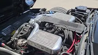 Twin Turbo Callaway Corvette operating temperature idle.