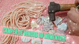 DIY CRISTAL + conchas VEJA o resultado 😀