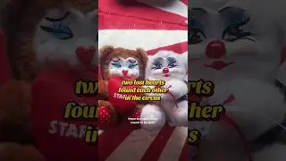 Whimsical Circus Doll Packing ASMR | Clown Adoption Story #clowncore #artshorts #storytime #doll