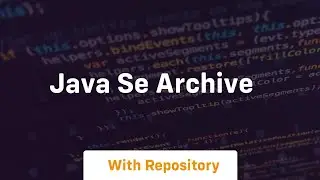 java se archive