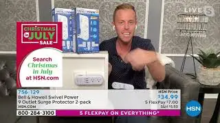 Bell   Howell Swivel Power 9 Outlet Surge Protector 2pack