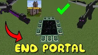 How to Make an END PORTAL in Craftsman 4 - Fight with ENDER DRAGON in Craftsman 4 - UPDATE