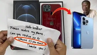How To Restore Oppo F7 Cracked into iPhone 13 pro 4K