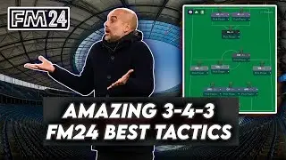 Fantastic FM24 Tactic 3-4-3 | Best Football Manager 2024 Tactics