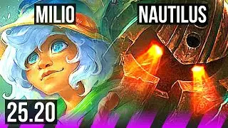 MILIO & Lucian vs NAUTILUS & Twitch (SUP) | 1/1/18 | NA Master | 25.20