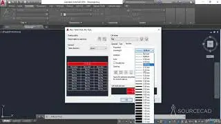 Autodesk Autocad - Creating table style - Video 88