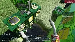 Space Engineers Stranded on Earth Planet Ep23 Drilling with green rover