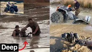 Going crazy DEEP at Elton swamp (Halloween ride) *almost sunk* 💯🔥