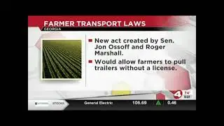 Sen. Ossoff Introduces Bipartisan Legislation to Help Farmers Transport Goods & Products