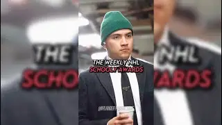 The nhl weekly schooly awards