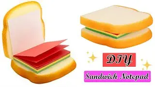 DIY Sandwich Notebook ✨ easy craft ideas / how to make/ paper craft / handmade / girl crafts