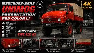 Mercedes-Benz Unimog  Presentation  Red Color !!!  4K