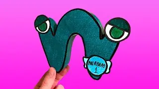 Бумажные поделки | Hktito SPANISH Alphabet Lore W