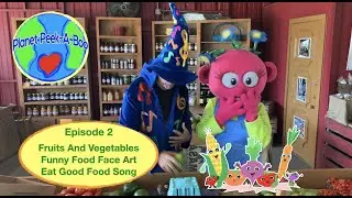 Educational Learning Video -Planet Peek-A-Boo S2E2   Fruits and Vegetables Episode