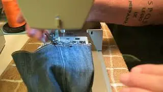 ПОДШИВАНИЕ НИЖНЕЙ ЧАСТИ ШТАНИН