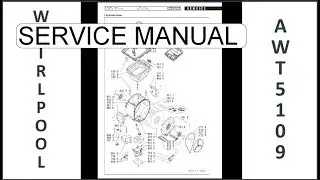 SERVICE MANUAL WHIRLPOOL AWT 5109 TOPLOADER