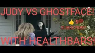 Judy VS Ghostface! (Mini/Bonus/Missed Out Fight With HealthBars!) - Scream 5 (2022)