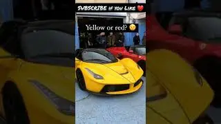 Yellow or Red Laferrari 💛❤ | Ferrari car status | Laferrari review #shorts #ferrari #supercars #cars
