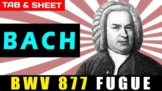 BWV 877 Fugue Vol 2 No 8 by Johann Sebastian  Bach | Guitar Tab, Sheet Music & MIDI