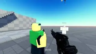 Roblox Studio Unfinished Gun System with BHOPPING!!