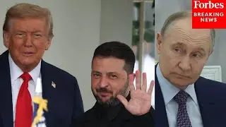 Trump&mdash;Sitting With Zelensky&mdash;Says 'Ukraine Is Doing A Very Good Job Of Stopping' Russia