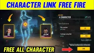 How to get Free character from link system // Garena Free fire