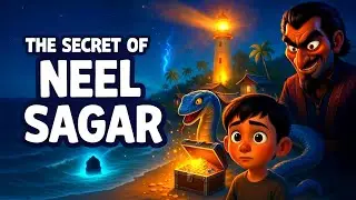 The Secret of Neel Sagar 🌊 | The Village, the Lighthouse & the Missing Treasure  #shortvideo #kids
